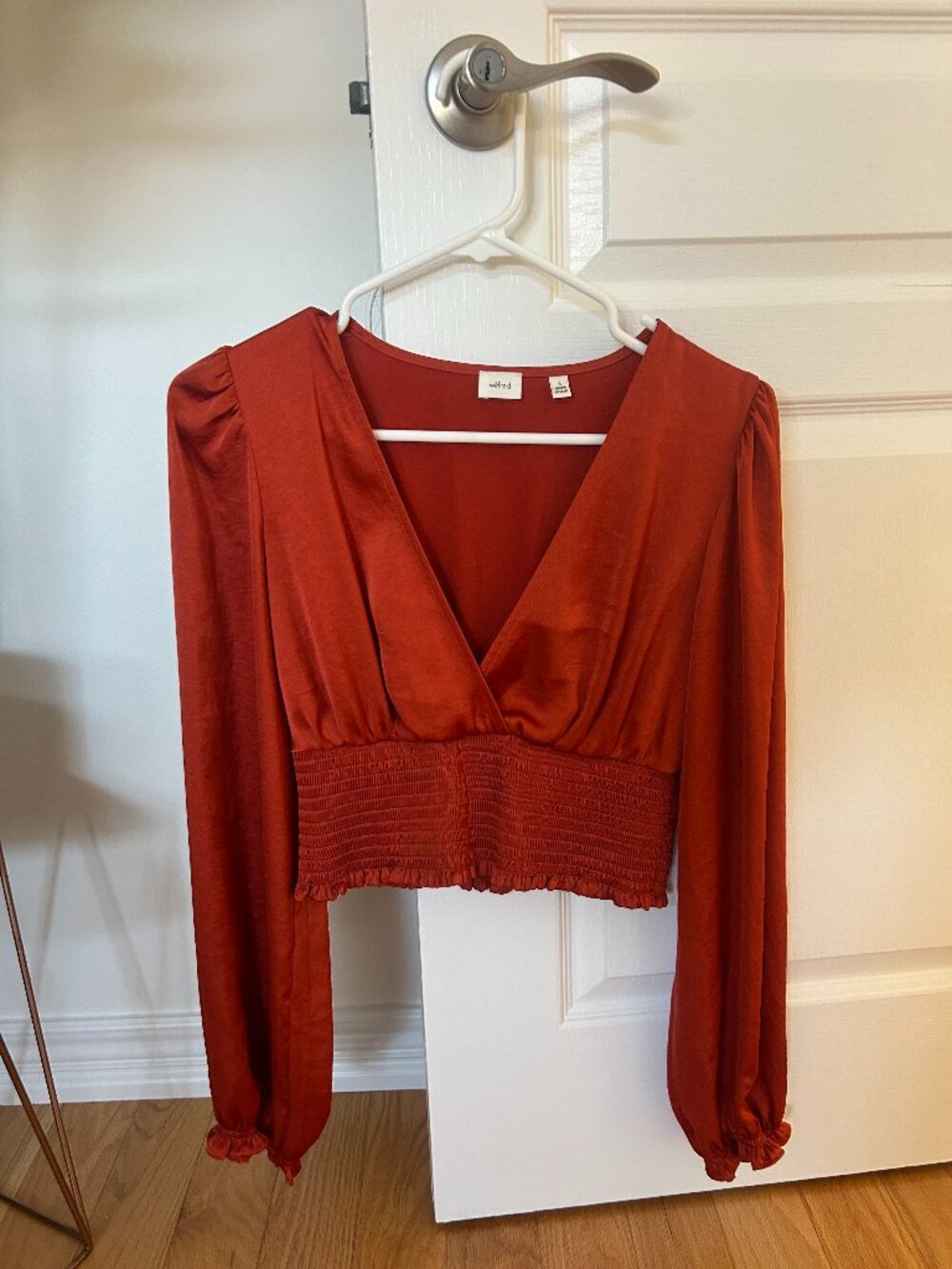 Wilfred Burnt Orange Top in Small